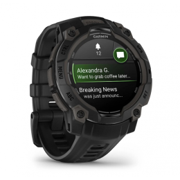 Умные часы Garmin Instinct 3 AMOLED 45 mm Black with Black Band