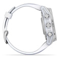 Умные часы Garmin Fenix 8, 43 мм, AMOLED, Silver with White Stone silicone band