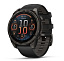 Умные часы Garmin Fenix 8, 47 мм, AMOLED, Sapphire Carbon Gray DLC Titanium with Black/Pebble Gray Silicone