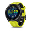 Умные часы Garmin Forerunner 965 черные, темно-серый DLC титановый безель, с желто-черным ремешком