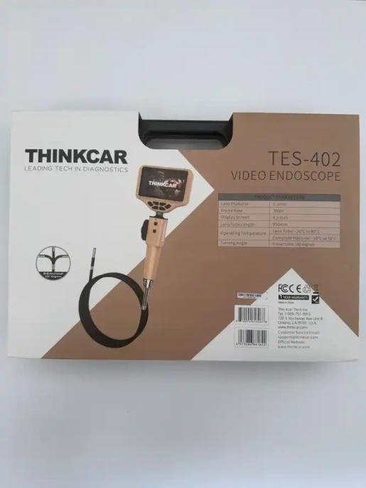 Видеоэндоскоп Thinkcar TES-402 с артикуляцией, поворотная камера 6.2 мм., разрешение 1280x720