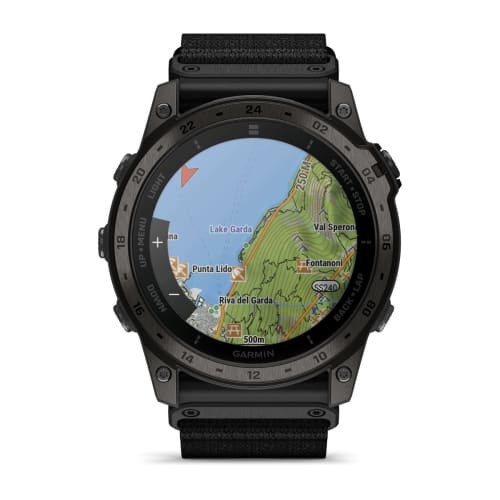 Умные часы Garmin Tactix 7 Amoled edition, черный нейлоновый ремешок