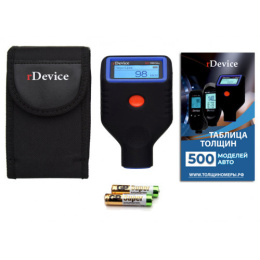 Толщиномер rDevice RD-990 LITE (рубиновый датчик, оцинковка, магнитная шпатлевка)