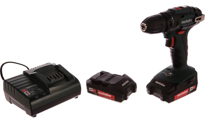 Дрель и шуруповерт Metabo BS 18 L, с набором оснастки (602207880)