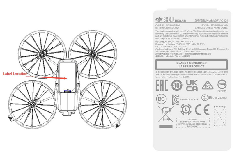 DJI Flip: Новый компактный дрон замечен в первых утечках