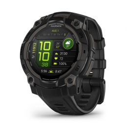 Умные часы Garmin Instinct 3 AMOLED 45 mm Black with Black Band