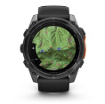Умные часы Garmin Fenix 8, 51 мм, AMOLED, Slate Gray with black silicone band