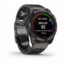 Умные часы Garmin Fenix 7X Pro Sapphire Solar Edition Титановый угольно-серый корпус с DLC-покрытием и титановым браслетом