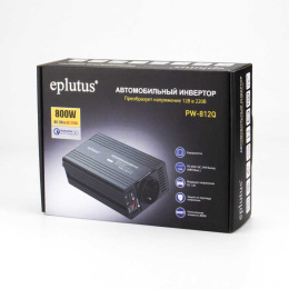 Автомобильный инвертор Eplutus PW-812Q, 12V, 800Вт
