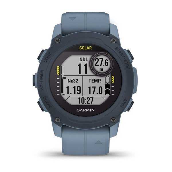 Умные часы Garmin Descent G1 Solar Hurricane Blue