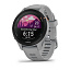 Умные часы Garmin Forerunner 255S со светло-серым ремешком