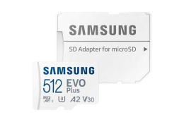 Карта памяти microSDXC UHS-I U3 Samsung EVO PLUS 512 ГБ