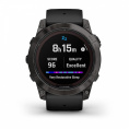 Умные часы Garmin Fenix 7X Pro Sapphire Solar Edition Титановый угольно-серый корпус с DLC-покрытием и черным ремешком