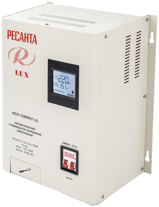 Стабилизатор напряжения Ресанта АСН-12000 Н/1-Ц