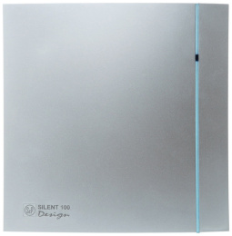 Вентилятор вытяжной Soler & Palau Silent-100 CZ Design (серебро) 03-0103-120