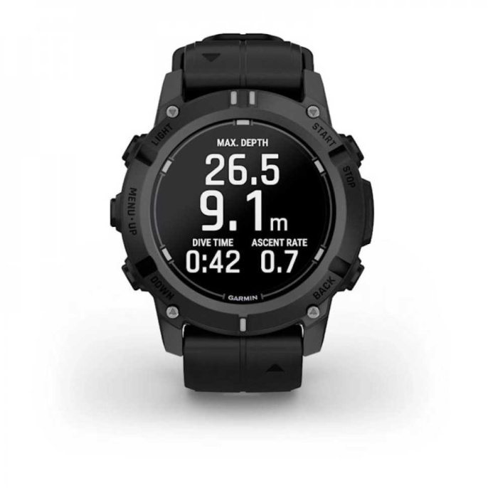 Умные часы Garmin Descent G2 Black with Black Band