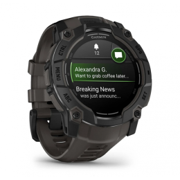 Умные часы Garmin Instinct 3 Amoled 50 mm black with Charcoal Band