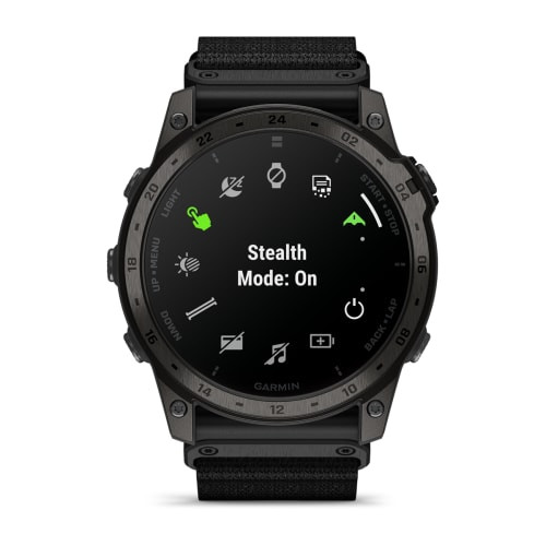 Умные часы Garmin Tactix 7 Amoled edition, черный нейлоновый ремешок