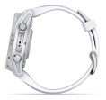 Умные часы Garmin Fenix 8, 43 мм, AMOLED, Silver with White Stone silicone band