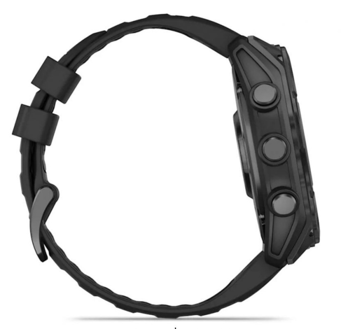 Умные часы Garmin Fenix 8, 51 мм, AMOLED, Slate Gray with black silicone band