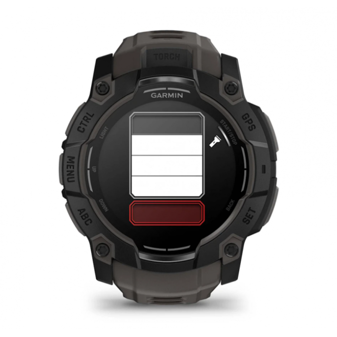 Умные часы Garmin Instinct 3 Amoled 50 mm black with Charcoal Band