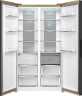 Холодильник Side-by-Side Weissgauff WSBS 1036 Inverter NoFrost Premium Champagne Glass