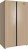 Холодильник Side-by-Side Weissgauff WSBS 1036 Inverter NoFrost Premium Champagne Glass