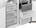 Холодильник Side-by-Side Weissgauff WSBS 1036 Inverter NoFrost Premium Champagne Glass