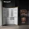 Холодильник Side-by-Side Weissgauff WSBS 1036 Inverter NoFrost Premium Champagne Glass