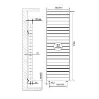 Радиатор Royal Thermo PianoForte Tower Noir Sable - 22 секц.