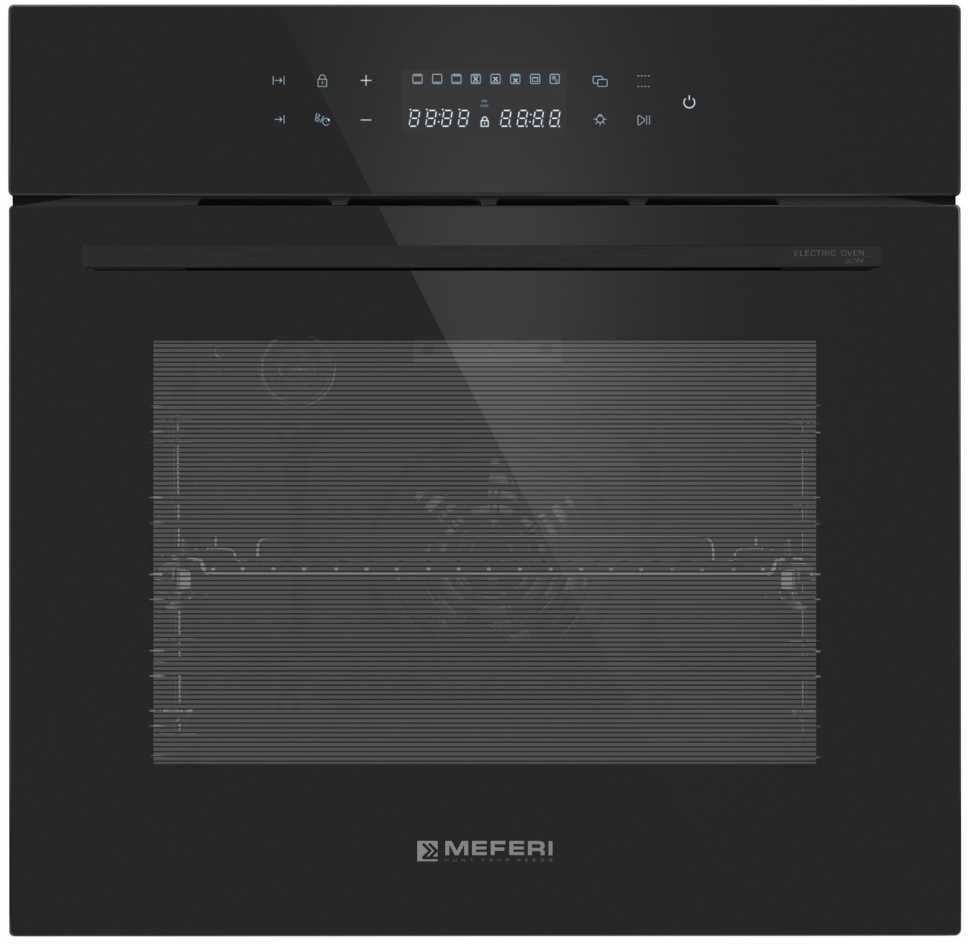 Электрический духовой шкаф Meferi MEO6010BK MATT ULTRA