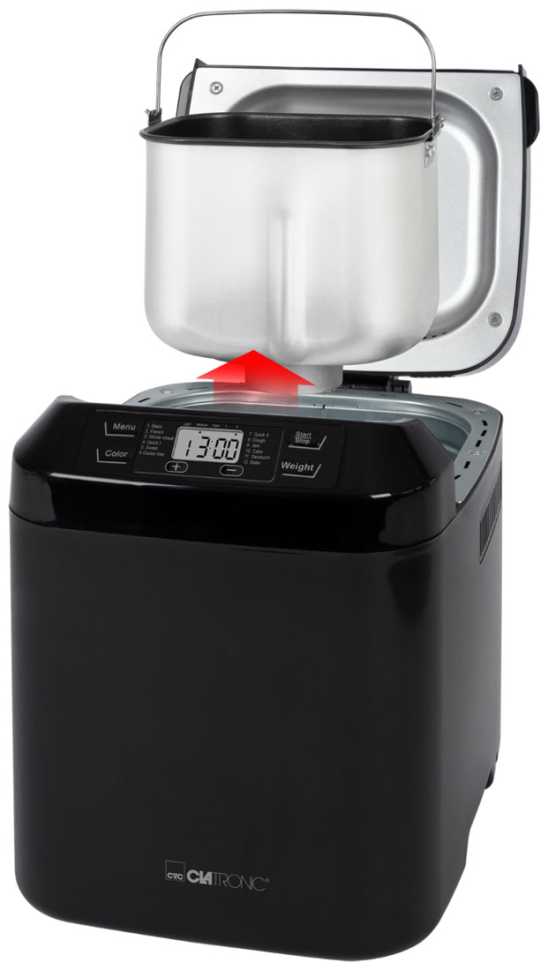 Хлебопечка Clatronic BBA 3774 schwarz