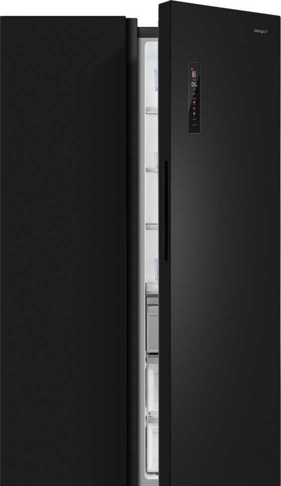 Холодильник Side-by-Side Weissgauff WSBS 1036 Inverter NoFrost Premium Dark Inox