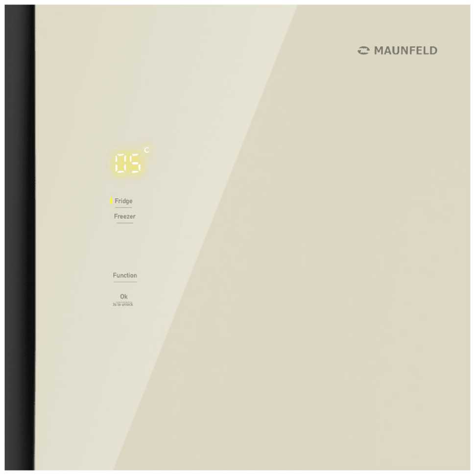 Холодильник Side-by-Side Maunfeld MFF191NFBG