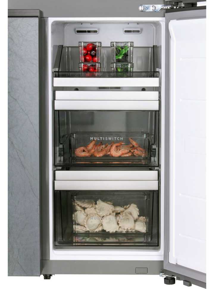 Многокамерный холодильник Hiberg RFQ-610G GS inverter