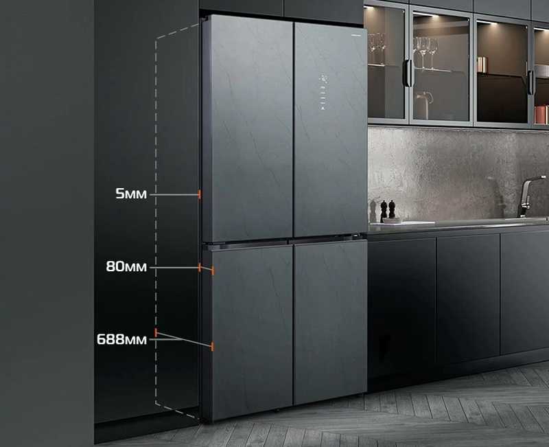 Многокамерный холодильник Hiberg RFQ-610G GS inverter