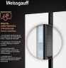 Холодильник Side-by-Side Weissgauff WSBS 500 Inverter NoFrost White Glass