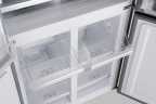 Многокамерный холодильник Weissgauff WCD 450 Bru Steel Glass NoFrost Inverter
