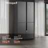 Многокамерный холодильник Weissgauff WCD 450 Bru Steel Glass NoFrost Inverter