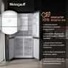 Многокамерный холодильник Weissgauff WCD 450 Bru Steel Glass NoFrost Inverter