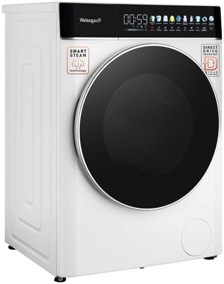 Стиральная машина Weissgauff WM 58411 Direct Drive Inverter Premium Steam