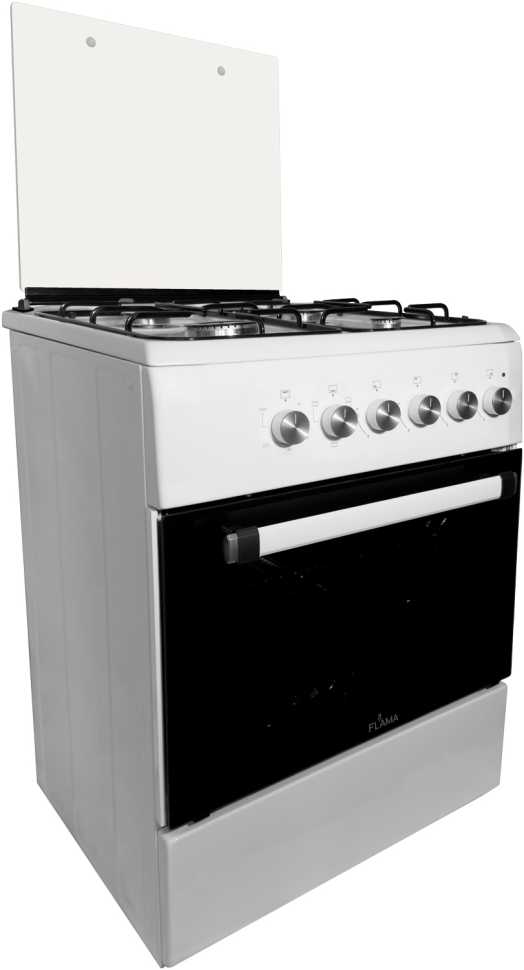 Комбинированная плита Flama FK 1426 W белый