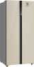 Холодильник Side-by-Side Weissgauff WSBS 500 Inverter NoFrost Beige Glass