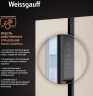 Холодильник Side-by-Side Weissgauff WSBS 500 Inverter NoFrost Beige Glass