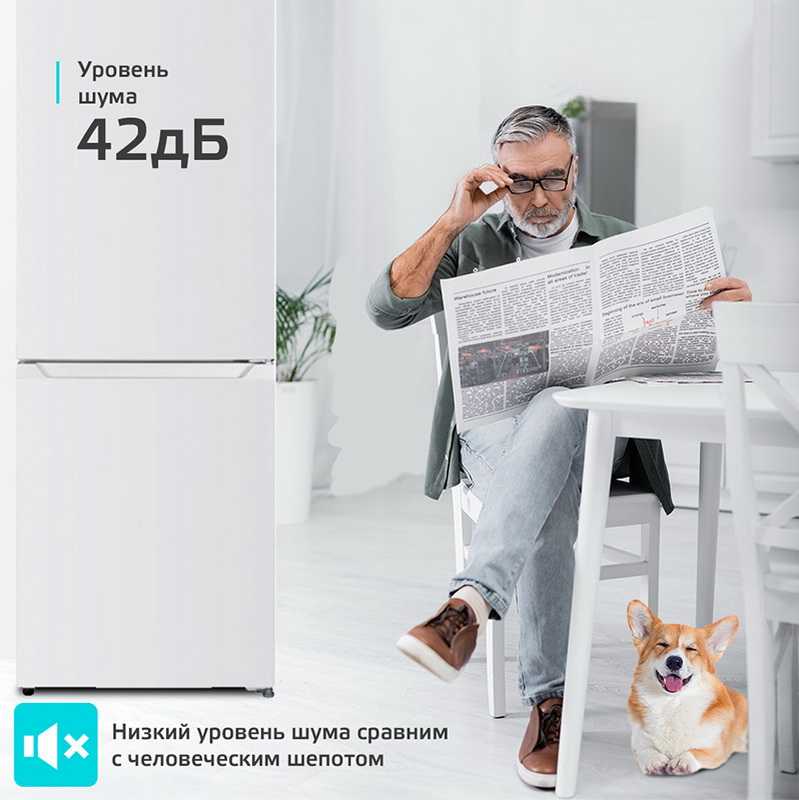 Двухкамерный холодильник Harper RH5559BB белый