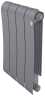 Водяной радиатор отопления Royal Thermo Infinity 500 Silver Satin, 4 секции