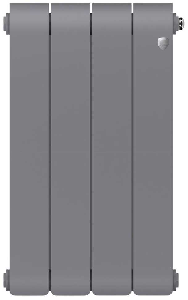 Водяной радиатор отопления Royal Thermo Infinity 500 Silver Satin, 4 секции