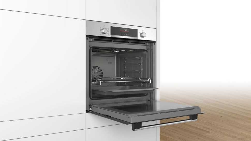 Электрический духовой шкаф Bosch HBA5360S0 нержавеющая сталь