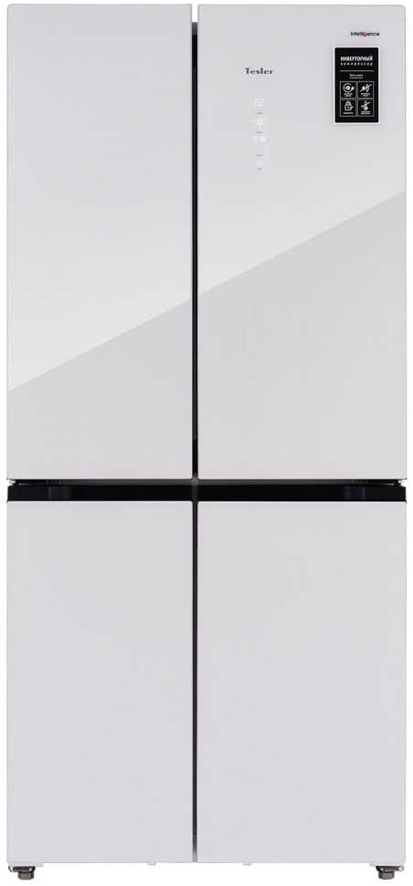Многокамерный холодильник Tesler RCD-482I WHITE GLASS