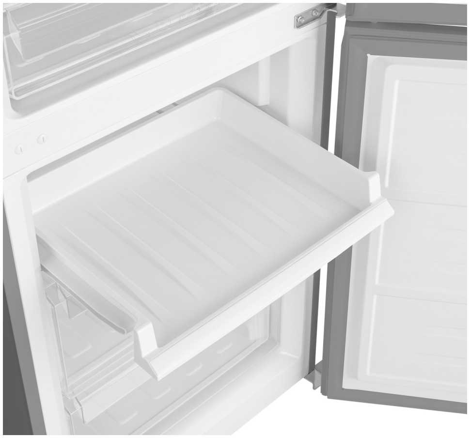 Двухкамерный холодильник Weissgauff WRK 185 Total NoFrost Inverter Inox